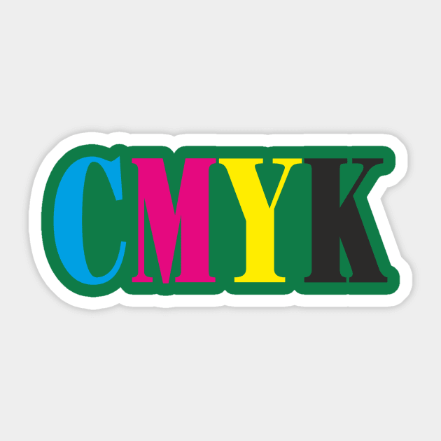 CMYK Sticker by martinlipnik40